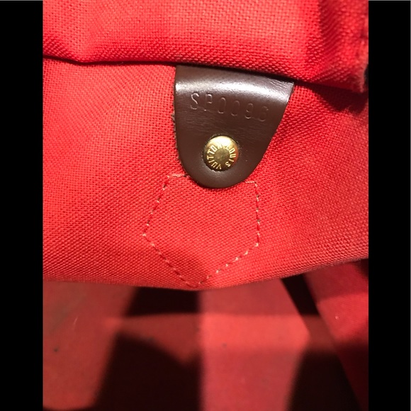 Louis Vuitton Damier Ebene Speedy 30 Tote #8.8H - Picture 7 of 8